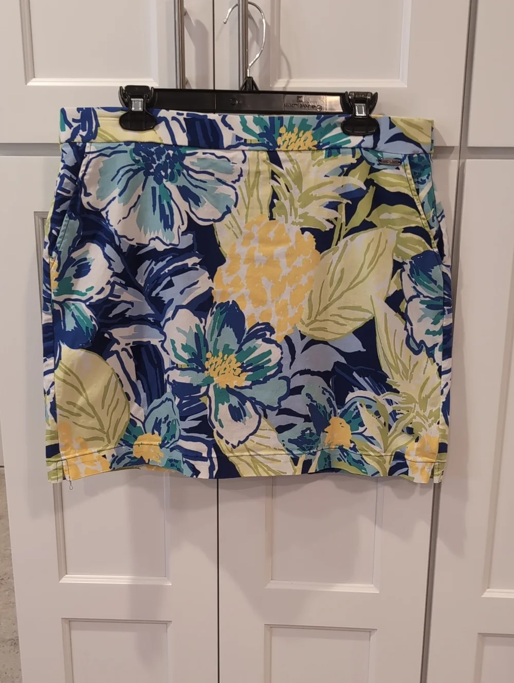 Rafaella Navy Floral Skort